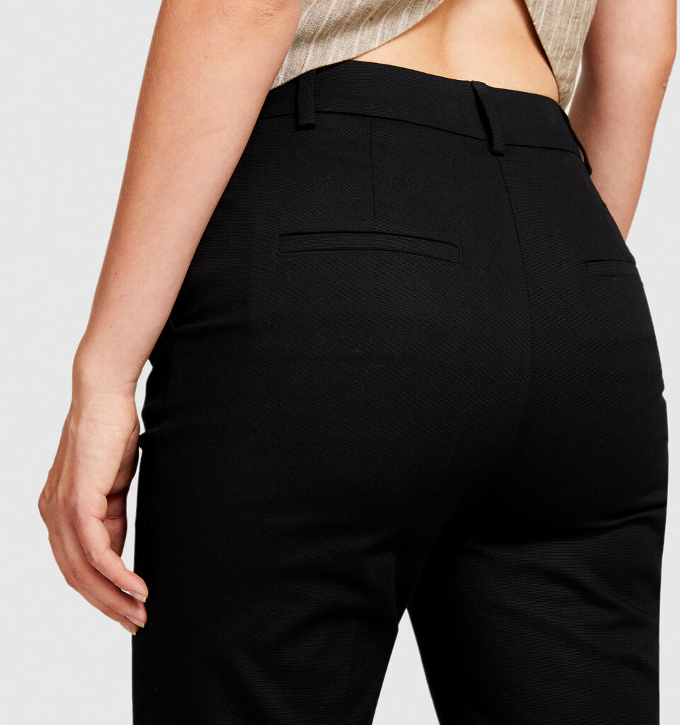 High-waisted trousers - women's high-waisted trousers - Black | Sisley image number 5